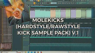 HARDSTYLE/RAWSTYLE KICK SAMPLE PACK (MOLEKICKS V.1) (ZAAGKICKS, GATED KICKS, REVERSE BASS, PSYSTYLE)