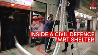 First look at an MRT Civil Defence shelter