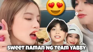 Ang sweet Naman ng team yabby 😘😍🥰nakakakilig Silang dalawa 🥰#yabby