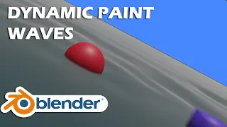 Dynamic Paint - Waves | 00 | Blender 3D