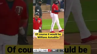 Of Course Willians Astudillo Would Hit This Weird Homer… #shorts