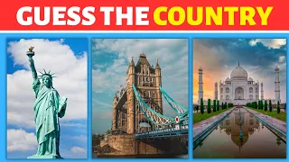 Guess the Country by the Famous Landmark | Where is the Landmark Quiz