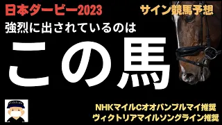 日本ダービー2023のサイン競馬予想。強烈に出されているサイン馬はこの馬。