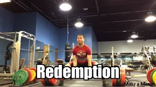 500 lb Deadlift AMRAP (Redemption)