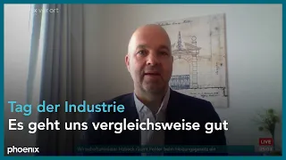 phoenix tagesgespräch mit Prof. Marcel Fratzscher zum Tag der Industrie am 19.06.23