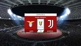 Lazio vs Juventus | Stadio Olimpico | 2023-24 Coppa Italia | PES 2021