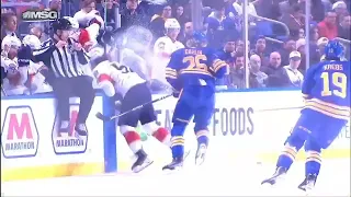 MacKenzie Weegar Tried To Hit Ramsus Dahlin But Missed Hard 🤣