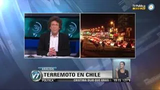 Visión 7: Seis muertos por el terremoto en Chile