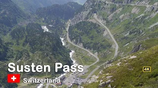 Road Trip over The Stunning Susten Pass - Switzerland 4k