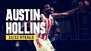 Austin Hollins top steals of the 2021-22 EuroLeague season | החסימות של אוסטין הולינס ביורוליג