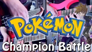 Champion Battle - Pokémon R/B/Y (Rock/Metal) Guitar Cover | Gabocarina96