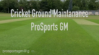 Cricket Pitch preparation