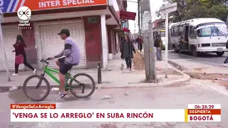 Barrio Suba Rincón - Poste recostado - Venga se lo arreglo