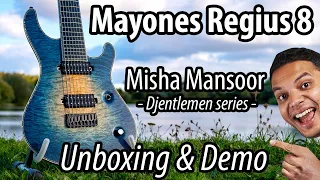 Mayones Regius 8 MM QM Unboxing & Demo Misha Mansoor Djentlemen Series