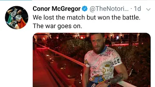 Conor McGregor wants a rematch with Khabib Nurmagomedov