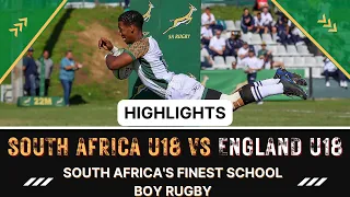 Rugby: SA U18 vs England U18 (Highlights)