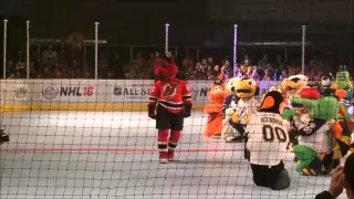 Mascot dance competition