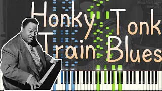 Meade Lux Lewis - Honky Tonk Train Blues 1937 (Boogie Woogie Piano Synthesia)