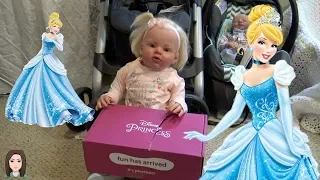 Reborn Toddler Laura Opens Disney Pley Box! Cinderella Pley Box! | Kelli Maple