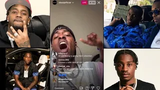 Pop Smoke Brother goes crazy on live call the Woo’s fake nd expose Dusty,Fivio and Lil Tjay(not gay)