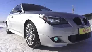 2004 BMW 525i (E60). Обзор (интерьер, экстерьер, двигатель).