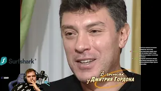 ceh9 смотрит: Гордон "Немцов: Я болею за вас, потому что успех Украины – шанс для России"