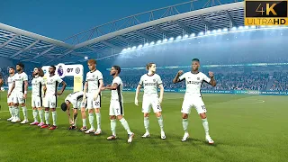 PES 2024 NEW Ultra Realistic Graphics Mod | Brighton vs Chelsea | PES 2021 Mods | 4K
