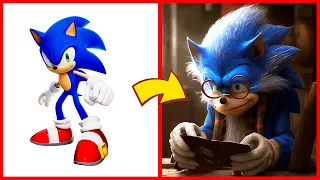 SONIC the Hedgehog ALL CHARACTERS in OLD AGE 2024