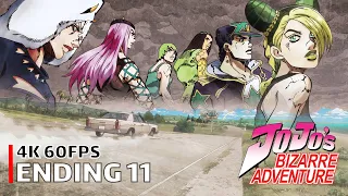 JoJo's Bizarre Adventure - Ending 11 【Roundabout】 4K 60FPS Creditless | CC