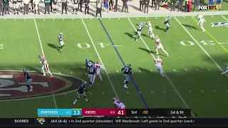 Nick Bosa Interception | 49ers Vs. Panthers | NFL | Week 8 2019