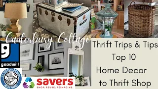 Thrifting for Home Decor-Top Ten Items You Should Buy at Thrift Stores