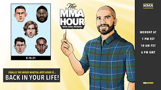 The MMA Hour: Dustin Poirier, Israel Adesanya, Darren Till, Rampage, Urijah Faber | Aug. 16, 2021