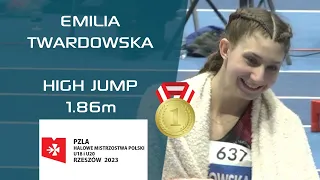 EMILIA TWARDOWSKA | U20 𝙃𝙄𝙂𝙃 𝙅𝙐𝙈𝙋 ♀️ | U18 & U20 🇵🇱 INDOOR ATHLETICS CHAMPIONSHIPS 2023 #highjump