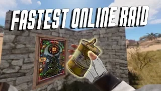 THE FIVE SECOND ONLINE RAID! (Rust)