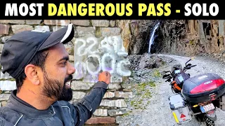 welcome to WORLD's MOST DANGEROUS PASS - SACHPASS | Killar to Sachpass Solo BIKE Ride