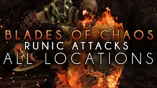 God Of War - All Blades of Chaos Runic Attack Location And Showcase (Full Guide)