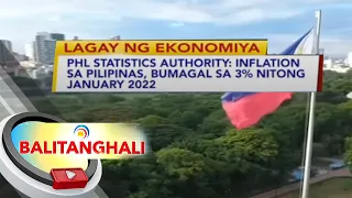 Philippine Statistics Authority: Inflation sa pilipinas, bumagal sa 3% nitong January 2022 | BT