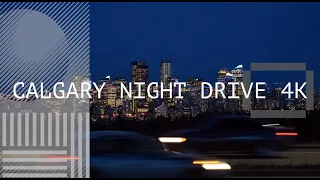 Driving in Calgary, Canada 4K at Night 2023 Winter #calgary