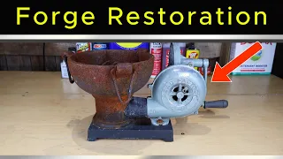 Portable Blacksmithing Forge Restoration #asmr