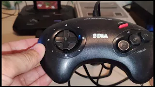 Sega Mega Drive 2 # Sega genesis. Джойстики распаковка.
