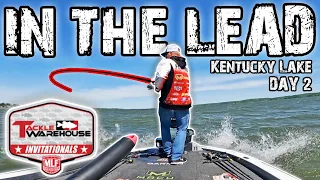 Catching BIG BASS On Kentucky Lake! MLF PRO FISHING TOURNAMENT! (Day 2)