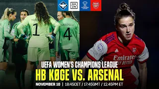 HB Køge vs. Arsenal -- UEFA Women’s Champions League Matchday 3 Full Match