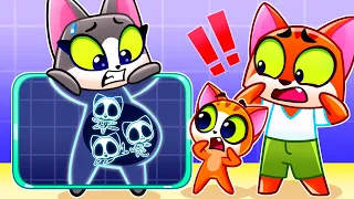 🥰 New Little Sibling Song 👶🐣😻|| Cute Babies Songs by Purrfect Kids Songs & Nursery Rhymes🎵