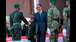 Reba uko Perezida Kagame yambitse ipeti rya Sous-Lieutenant abagera kuri 320