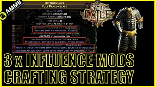 [POE] how to craft triple influence 6 link body armour 2022 (guide and strategy) "Double Elevated"