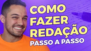 Como Fazer Uma REDAÇÃO: PASSO a PASSO (fácil)| PROFINHO