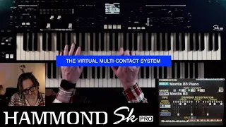 Hammond SK PRO - (little) Virtual Multi-Contacts Demo