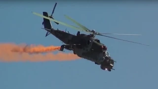 Mil Mi 24 "Hind" heavy attack helicopter  @ Airshow Breitscheid 2015