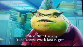 MONSTER'S INC : "This office is now closed!" 📋 🚫