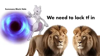 What do the Lions do about Mewtwo?